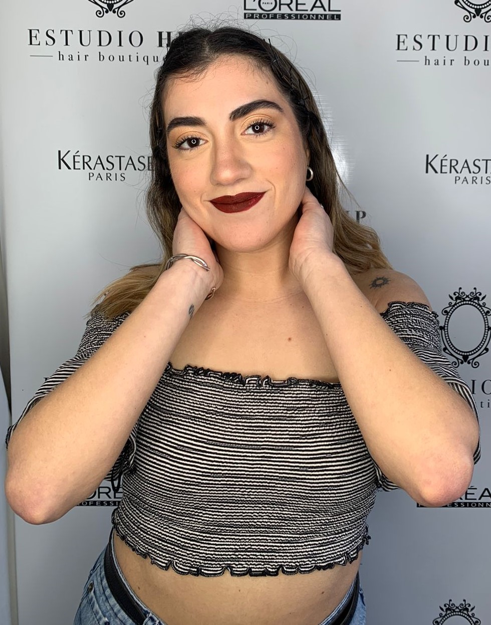 Trabajo cliente maquillaje social